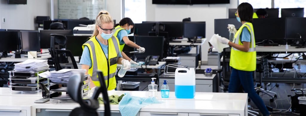 Commercial deep cleaning for the office